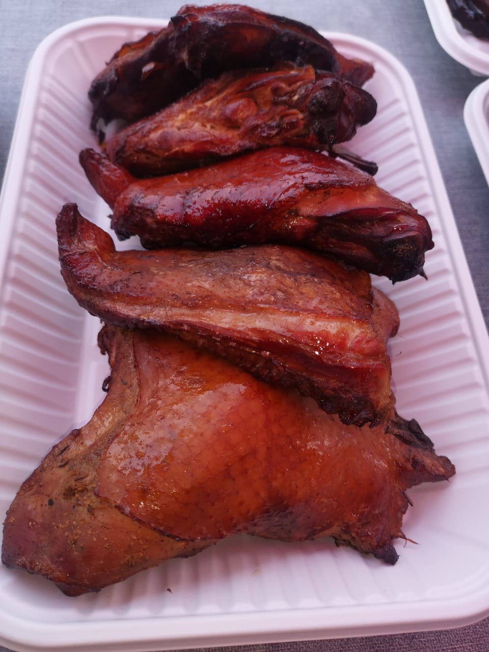 Barquette de 5 Haut de Cuisse de poulet fumés